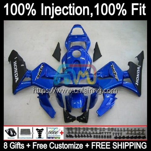 Injection Mold For HONDA CBR 600RR 600F5 600CC CC Body CBR600RR CBR600F5 Blue black CBR600 RR F5 03 04 CBR 600 CC RR 2003 2004 OEM Fairings 80HM.15