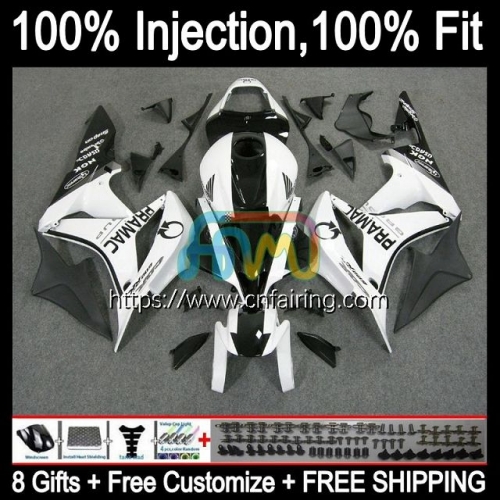 Injection Mold OEM For HONDA PRAMAC Black CBR 600 RR CC CBR 600RR 600F5 600CC 2007 2008 Body CBR600 RR F5 CBR600RR CBR600F5 07 08 ABS Fairing 83HM.62