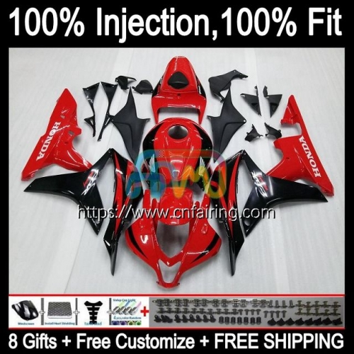 Injection Mold OEM For HONDA CBR 600 RR CC CBR 600RR 600F5 600CC 2007 2008 Body CBR600 RR F5 CBR600RR CBR600F5 07 08 ABS Fairing Stock Red 83HM.125