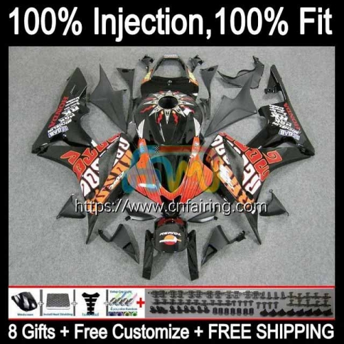 OEM Injection Mold For HONDA CBR Orange Repsol 600 RR CC CBR600RR CBR 600RR 600F5 600CC Body CBR600 RR F5 07 08 CBR600F5 2007 2008 Fairing Kit 83HM.52