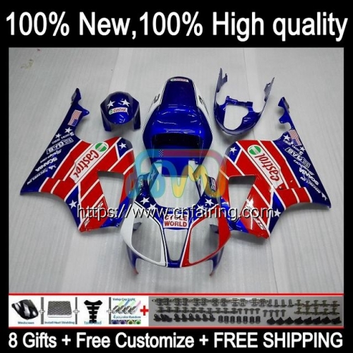 Body For HONDA VTR1000 RC51 SP1 SP2 2000 2001 2002 2003 2004 2005 2006 VTR-1000 RTV1000 Red blue VTR 1000 00 01 02 03 04 05 06 Fairing Kit 82HM.80