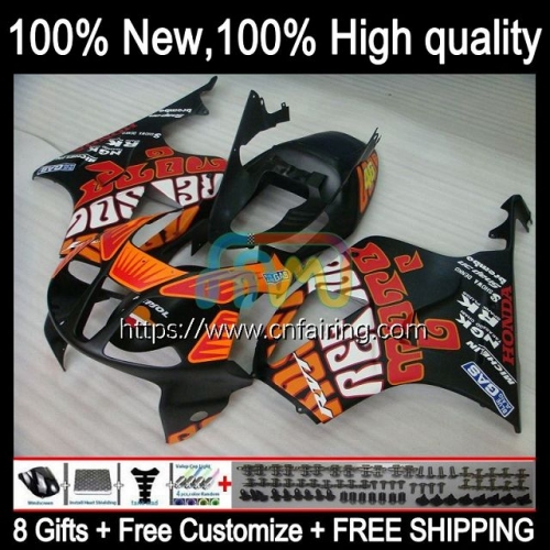 Body Kit For HONDA Flat Repsol VTR1000 RC51 SP1 SP2 VTR-1000 00 01 02 03 04 05 06 RTV1000 VTR 1000 2000 2001 2002 2003 2004 2005 2006 Fairing 82HM.1