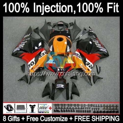 Injection Bodys For HONDA Repsol Orange CBR600RR CBR 600RR 600CC 600F5 CBR 600 RR CC F5 09 10 11 12 CBR600 RR 2009 2010 2011 2012 OEM Fairings 84HM.44