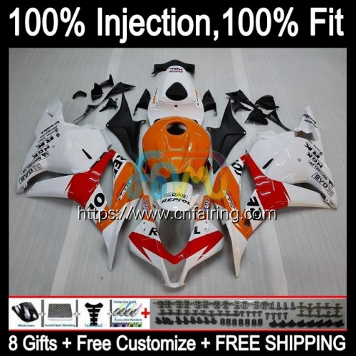 OEM Injection For HONDA CBR600RR Repsol White CBR 600RR 600CC 600F5 2009 2010 2011 2012 Body CBR 600 RR R CC F5 CBR600 RR 09 10 11 12 Fairing 84HM.87