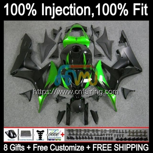 OEM GREEN BLACK Injection Mold For HONDA CBR 600 RR CC CBR600RR CBR 600RR 600F5 600CC Body CBR600 RR F5 07 08 CBR600F5 2007 2008 Fairing Kit 83HM.51