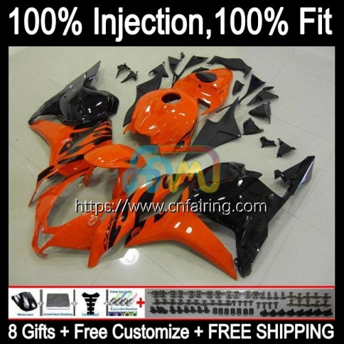 Injection Bodys For HONDA CBR600RR CBR 600RR Orange Black 600CC 600F5 CBR 600 RR CC F5 09 10 11 12 CBR600 RR 2009 2010 2011 2012 OEM Fairings 84HM.59