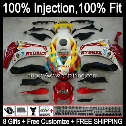 Body Injection For HONDA CBR 1000RR 1000CC 1000 RR CC R 2012 2013 2014 2015 2016 CBR1000RR CBR1000 RR White red blk 12 13 14 15 16 OEM Fairing 85HM.46