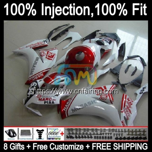 Body Injection For HONDA CBR 1000RR 1000CC 1000 RR CC R 2012 2013 2014 2015 2016 CBR1000RR White red new CBR1000 RR 12 13 14 15 16 OEM Fairing 85HM.81