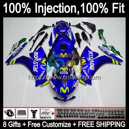 Injection Bodys For HONDA CBR Movistar Blue 1000RR 1000CC 1000 RR CC CBR1000RR 12 13 14 15 16 CBR1000 RR 2012 2013 2014 2015 2016 OEM Fairings 85HM.21