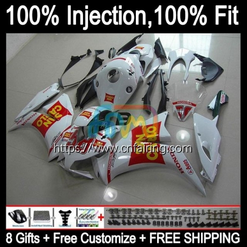 Body Injection For HONDA CBR 1000RR 1000CC 1000 RR CC R 2012 2013 2014 2015 2016 White red hot CBR1000RR CBR1000 RR 12 13 14 15 16 OEM Fairing 85HM.68