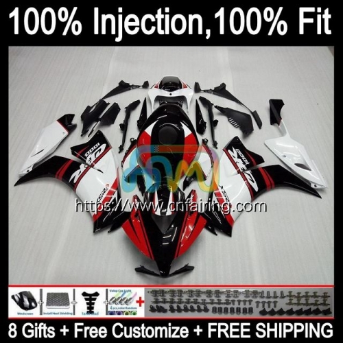 Injection Bodys For HONDA CBR 1000RR 1000CC 1000 RR CC CBR1000RR 12 13 14 15 16 CBR1000 RR Red blk white 2012 2013 2014 2015 2016 OEM Fairings 85HM.18