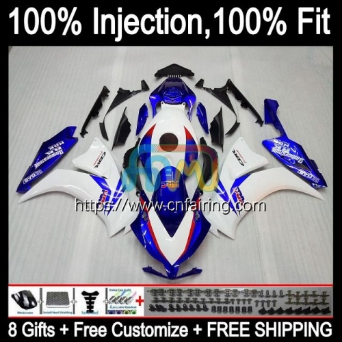 Injection Bodys For HONDA CBR 1000RR 1000CC 1000 WHITE BLUE RR CC CBR1000RR 12 13 14 15 16 CBR1000 RR 2012 2013 2014 2015 2016 OEM Fairings 85HM.13