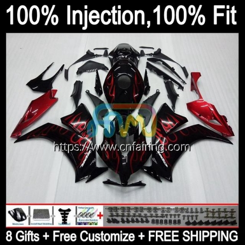 Injection Bodys For HONDA CBR 1000RR 1000CC 1000 RR CC CBR1000RR 12 13 14 15 16 CBR1000 RR 2012 Red Flames 2013 2014 2015 2016 OEM Fairings 85HM.22