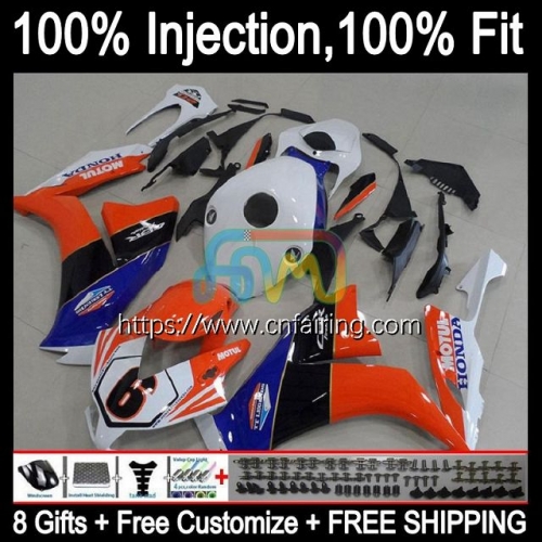 Body Injection For HONDA CBR 1000RR 1000CC 1000 RR CC R 2012 2013 2014 2015 2016 CBR1000RR CBR1000 RR 12 13 14 15 16 OEM Orange blue Fairing 85HM.75