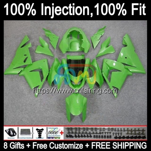 Injection Mold OEM For KAWASAKI NINJA Metallic hot ZX1000C ZX1000 C ZX-10R 2004 2005 Bodys ZX 10R 10 R 1000CC 1000 CC ZX10R 04 05 ABS Fairing 89HM.62