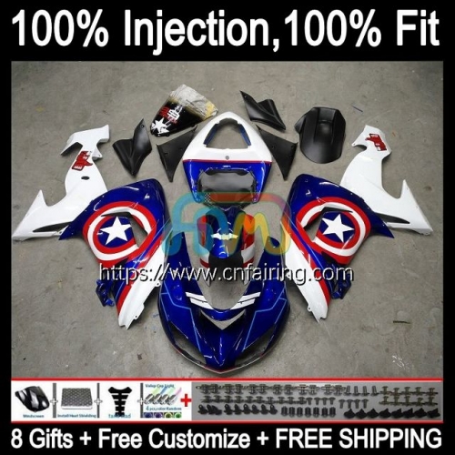 OEM Injection Mold For KAWASAKI White NINJA ZX 10R 10 R 1000CC 1000 CC 2006 2007 Body ZX1000C ZX-10R ZX1000 C ZX10R 06 07 Full Fairing 90HM.66