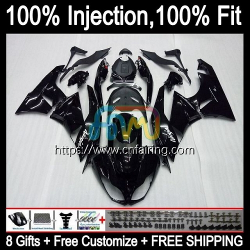 Injection For KAWASAKI NINJA ZX 636 6R 6 R ZX-6R ZX636 2013 2014 2015 2016 2017 2018 ZX-636 ZX600 ZX6R 13 14 15 16 17 18 Fairing 92HM.80 Gloss black