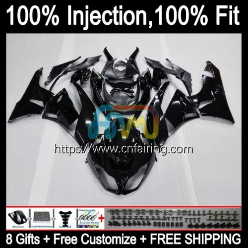 Injection For KAWASAKI NINJA ZX 636 6R 6 R ZX-6R ZX636 2013 2014 2015 2016 2017 2018 ZX-636 ZX600 ZX6R 13 14 15 16 17 18 Fairing 92HM.57 Gloss black