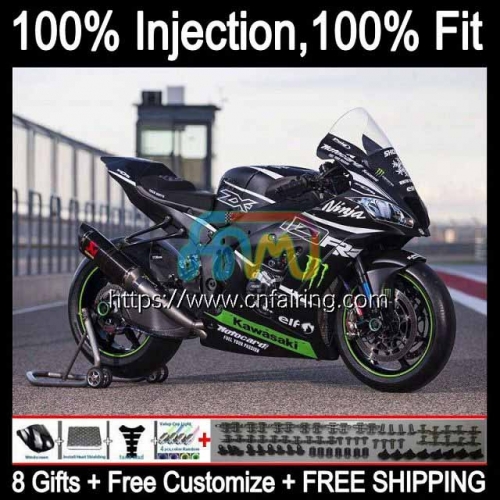 Injection For KAWASAKI NINJA ZX 636 6R 6 R ZX-6R ZX636 2013 2014 2015 2016 2017 2018 ZX-636 Matte Black ZX600 ZX6R 13 14 15 16 17 18 Fairing 92HM.89