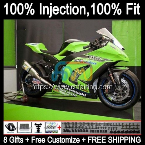 Injection Body For KAWASAKI NINJA ZX 10R 10 R 1000CC 1000 CC ZX-10R ZX10R 11 12 13 14 15 ZX1000C 2011 2012 2013 2014 2015 Fairing Green HOT 94HM.26