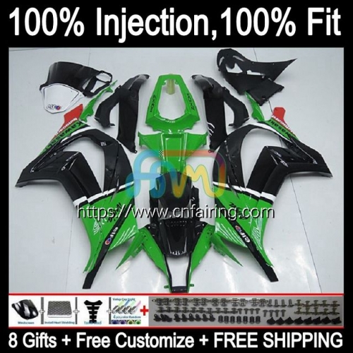 OEM Injection For KAWASAKI NINJA ZX 1000CC 10R 10 R  Green black 1000 CC 2011 2012 2013 2014 2015 ZX1000C ZX-10R ZX10R 11 12 13 14 15 Fairing 94HM.61