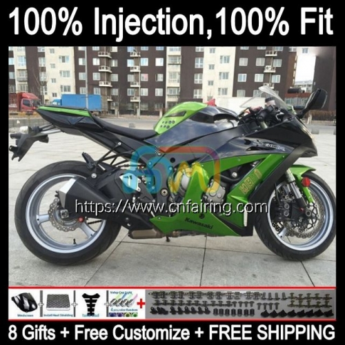 OEM Injection For KAWASAKI NINJA ZX 1000CC Metal Green 10R 10 R 1000 CC 2011 2012 2013 2014 2015 ZX1000C ZX-10R ZX10R 11 12 13 14 15 Fairing 94HM.96