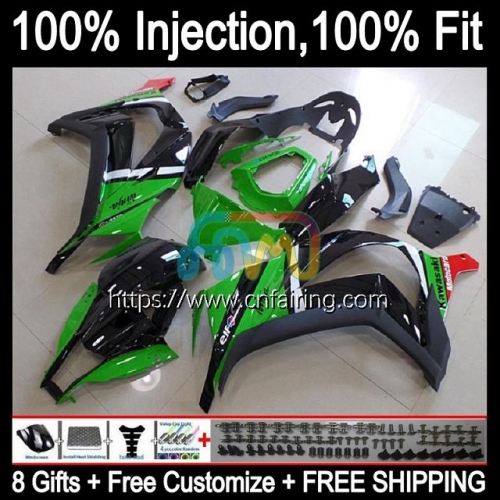 OEM Injection For KAWASAKI NINJA ZX 1000CC Green black 10R 10 R 1000 CC 2011 2012 2013 2014 2015 ZX1000C ZX-10R ZX10R 11 12 13 14 15 Fairing 94HM.87