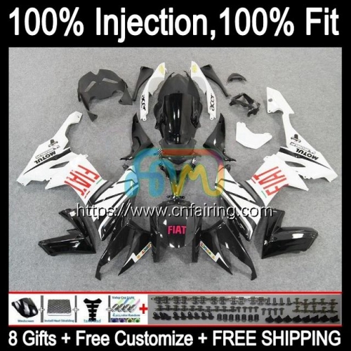 Injection Mold For KAWASAKI NINJA ZX-10R ZX1000 C ZX 10R 10 R 1000CC 1000 CC ZX10R 08 09 10 ZX1000C 2008 2009 2010 OEM Fairings Black FIAT hot 93HM.21