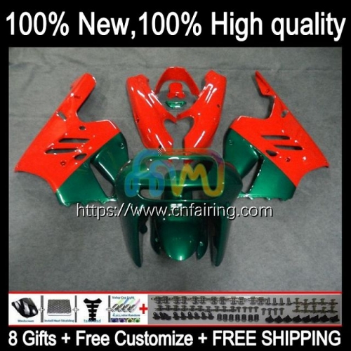Bodys Green Red Kit For KAWASAKI NINJA ZX-9R ZX 9 R 900 CC Bodywork ZX-900 ZX 9R 900CC ZX9R 94 95 96 97 ZX900 1994 1995 1996 1997 Fairings 98HM.27
