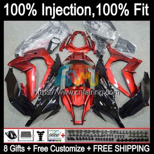 Body Injection For KAWASAKI NINJA ZX1000C ZX 1000CC 10R 10 R 1000 CC ZX10R Metallic Red 16 17 18 19 20 ZX-10R 2016 2017 2018 2019 2020 Fairing 95HM.38