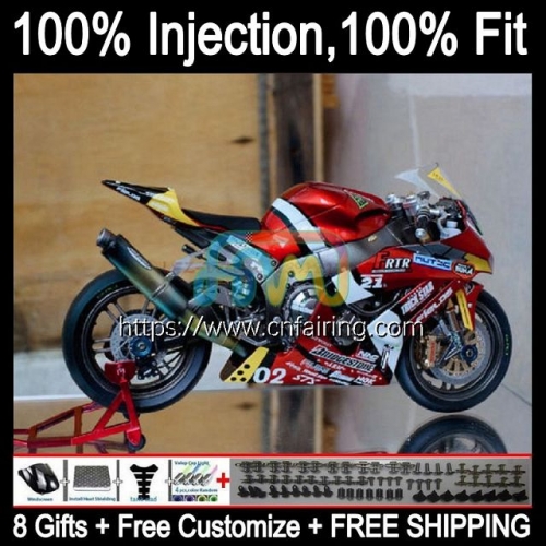 Body Injection For KAWASAKI NINJA ZX1000C ZX 1000CC 10R 10 R 1000 CC ZX10R 16 17 18 19 20 Metal Red ZX-10R 2016 2017 2018 2019 2020 Fairing 95HM.43