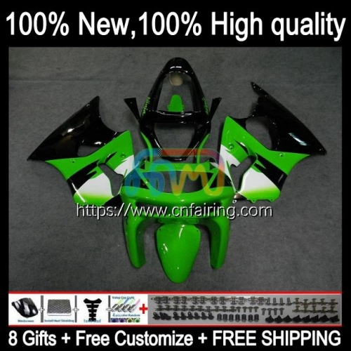 Body Kit For KAWASAKI NINJA ZX 6R 6 R ZX-636 ZX 636 600CC 600 CC Bodywork Green black ZX-6R ZX600 ZX6R 98 99 ZX600C ZX636 1998 1999 Fairings 97HM.26