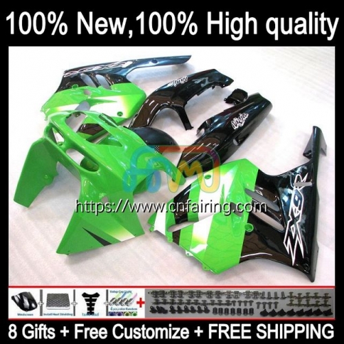 Bodys Kit For KAWASAKI NINJA ZX-9R ZX 9 R 900 CC Black green Bodywork ZX-900 ZX 9R 900CC ZX9R 94 95 96 97 ZX900 1994 1995 1996 1997 Fairings 98HM.5