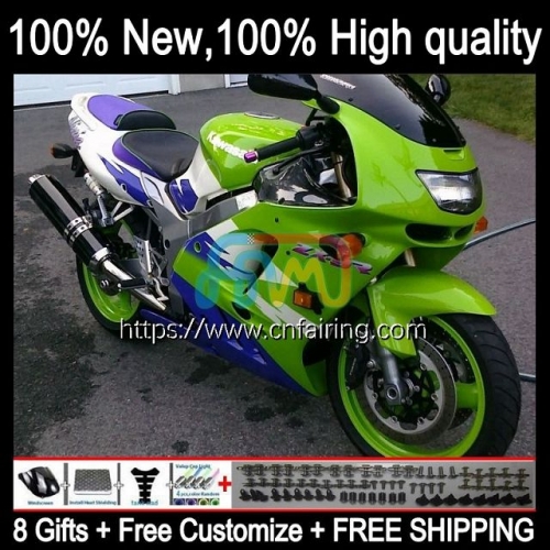 Bodys Kit For KAWASAKI NINJA ZX-9R ZX 9 R 900 CC Bodywork ZX-900 ZX 9R 900CC ZX9R 94 95 96 97 ZX900 Green blue 1994 1995 1996 1997 Fairings 98HM.12