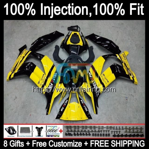 Injection For KAWASAKI NINJA ZX 1000 CC 1000CC 10R 10 R 2016 2017 2018 2019 2020 Yellow blk ZX-10R ZX1000C ZX10R 16 17 18 19 20 OEM Fairing 95HM.78