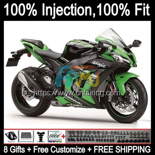 Body Injection For KAWASAKI NINJA ZX1000C ZX 1000CC 10R 10 R 1000 CC ZX10R 16 17 18 19 20 Stock Black ZX-10R 2016 2017 2018 2019 2020 Fairing 95HM.12