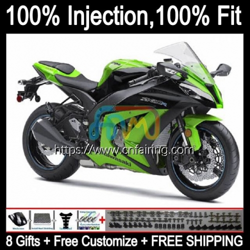 Injection For KAWASAKI NINJA ZX 1000 CC 1000CC 10R 10 R Green black 2016 2017 2018 2019 2020 ZX-10R ZX1000C ZX10R 16 17 18 19 20 OEM Fairing 95HM.58