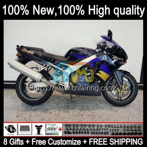 Body Kit For KAWASAKI NINJA ZX 6R 6 R ZX-636 ZX 636 600CC 600 Blue Grey CC Bodywork ZX-6R ZX600 ZX6R 98 99 ZX600C ZX636 1998 1999 Fairings 97HM.19