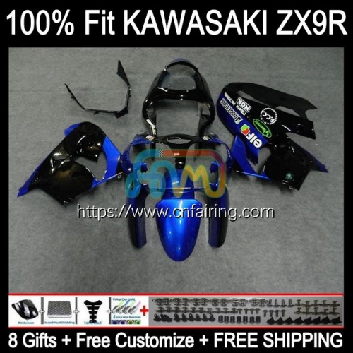 Injection Mold Bodys For KAWASAKI NINJA ZX-900 ZX 9R 900CC Bodywork ZX-9R ZX 9 R 900 CC ZX9R 00 01 ZX900 2000 2001 OEM Fairings Factory blue 99HM.20