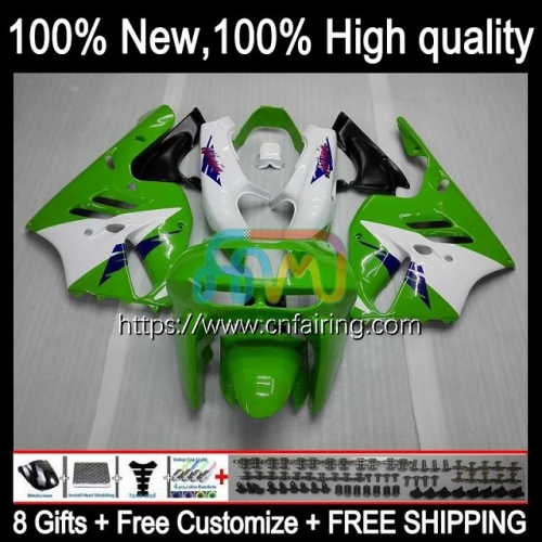 Body Kit For KAWASAKI NINJA ZX900 ZX-9R ZX 9 R 900 CC 1994 1995 1996 1997 White green Bodyworks ZX-900 ZX 9R 900CC ZX9R 94 95 96 97 Fairing 98HM.51