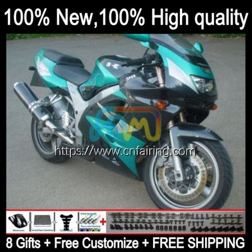 Body Kit For KAWASAKI NINJA ZX900 ZX-9R ZX 9 R 900 Cyan Black CC 1994 1995 1996 1997 Bodyworks ZX-900 ZX 9R 900CC ZX9R 94 95 96 97 Fairing 98HM.79