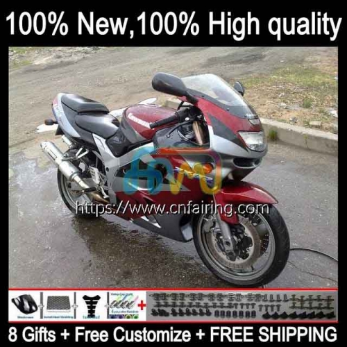 Body Kit For KAWASAKI NINJA ZX900 ZX-9R ZX 9 R 900 CC 1994 1995 1996 1997 Wine red hot Bodyworks ZX-900 ZX 9R 900CC ZX9R 94 95 96 97 Fairing 98HM.63