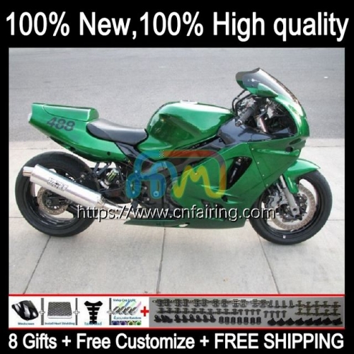 Bodys Kit For KAWASAKI NINJA ZX-9R ZX 9 Dark Green R 900 CC Bodywork ZX-900 ZX 9R 900CC ZX9R 94 95 96 97 ZX900 1994 1995 1996 1997 Fairings 98HM.36