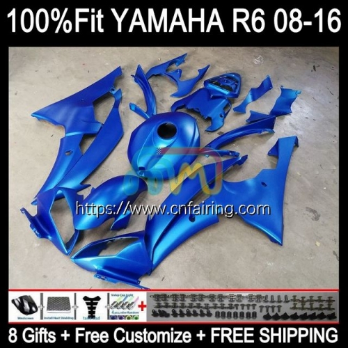 OEM Injection For YAMAHA YZF R6 600 R 6 600CC 2008 2009 2010 2011 2012 Body YZF600 YZF-R6 YZF-600 Glossy Blue YZFR6 08 13 14 15 16 Fairings 103HM.45
