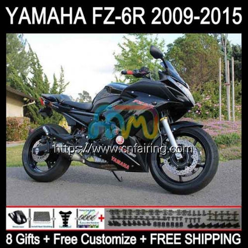 Body Kit For YAMAHA FZ6N FZ6 R FZ 6R 6 R 6N Bodywork FZ6R 09 10 11 12 13 14 15 FZ-6R 2009 2010 2011 2012 2013 2014 2015 Fairing Gloss Black 107HM.18