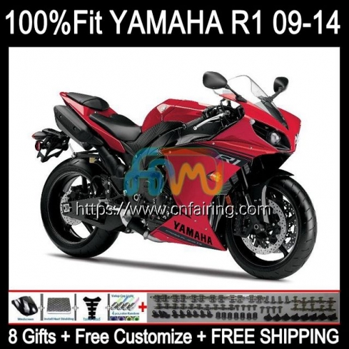 Injection Mold For YAMAHA YZF R1 1000CC 13-14 YZF-1000 YZF Factory Red R 1 1000 CC Body YZFR1 13 14 YZF1000 C YZF-R1 2013 2014 OEM Fairings 109HM.34