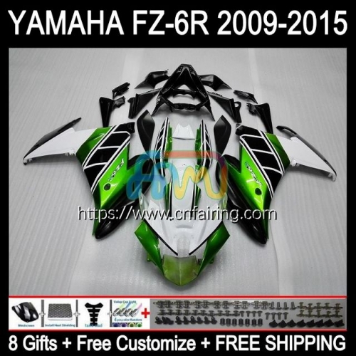 Body Kit For YAMAHA FZ6N FZ6 R FZ 6R 6 R 6N Bodywork FZ6R Green black 09 10 11 12 13 14 15 FZ-6R 2009 2010 2011 2012 2013 2014 2015 Fairing 107HM.49