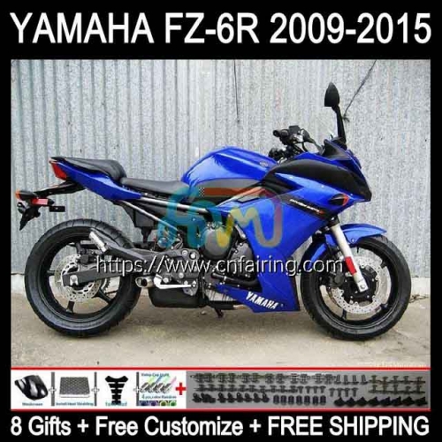 Body Kit For YAMAHA FZ6N FZ6 R FZ Factory blue 6R 6 R 6N Bodywork FZ6R 09 10 11 12 13 14 15 FZ-6R 2009 2010 2011 2012 2013 2014 2015 Fairing 107HM.25