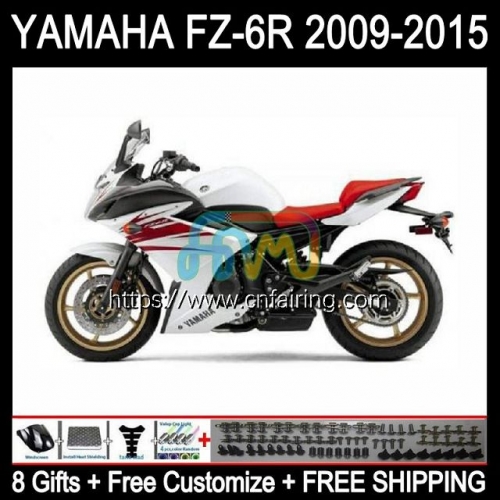 Body Red white hot Kit For YAMAHA FZ6N FZ6 R FZ 6R 6 R 6N Bodywork FZ6R 09 10 11 12 13 14 15 FZ-6R 2009 2010 2011 2012 2013 2014 2015 Fairing 107HM.32