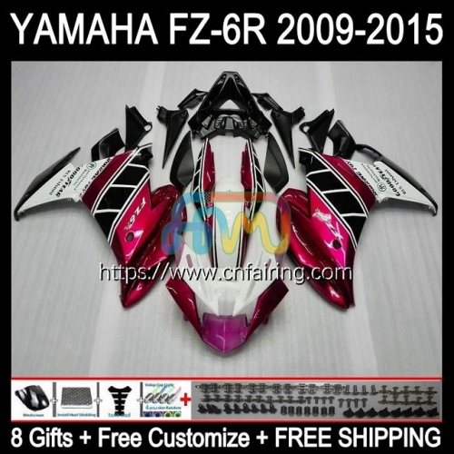 Body For YAMAHA FZ-6R FZ 6R 6 R 6N 2009 2010 2011 2012 2013 2014 2015 Bodywork FZ6R FZ6N FZ6 Metallic Red R 09 10 11 12 13 14 15 Fairing Kit 107HM.62
